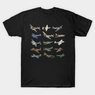Various British WW2 Airplanes T-Shirt